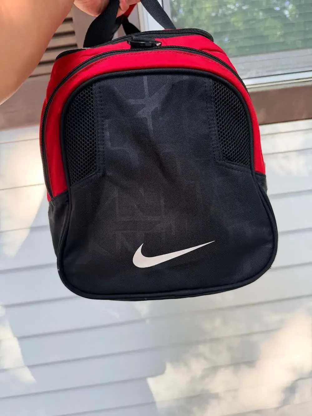Nike Brasilia Medium Duffel Bag Red/Black